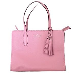 Kate Spade Rowe Leather Medium Top Zip tote Hand Bag Womens Style